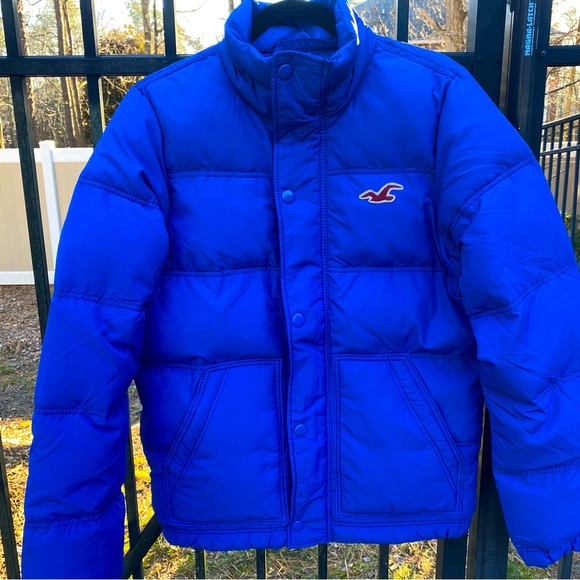 Hollister Jackets & Coats Hollister Mens Medium Puffer Jacket Royal